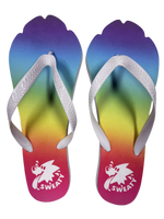 Paw Flip Flops (Rainbow)
