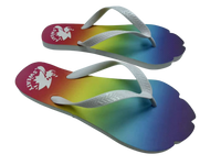Paw Flip Flops (Rainbow)