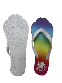 Paw Flip Flops (Black)