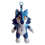 'Dash' Husky Plush Keychain