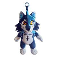'Dash' Husky Plush Keychain